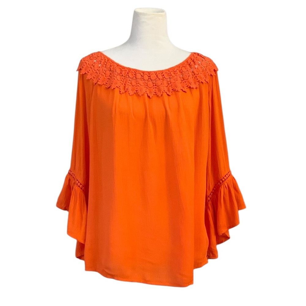 Studio JPR crochet peasant top